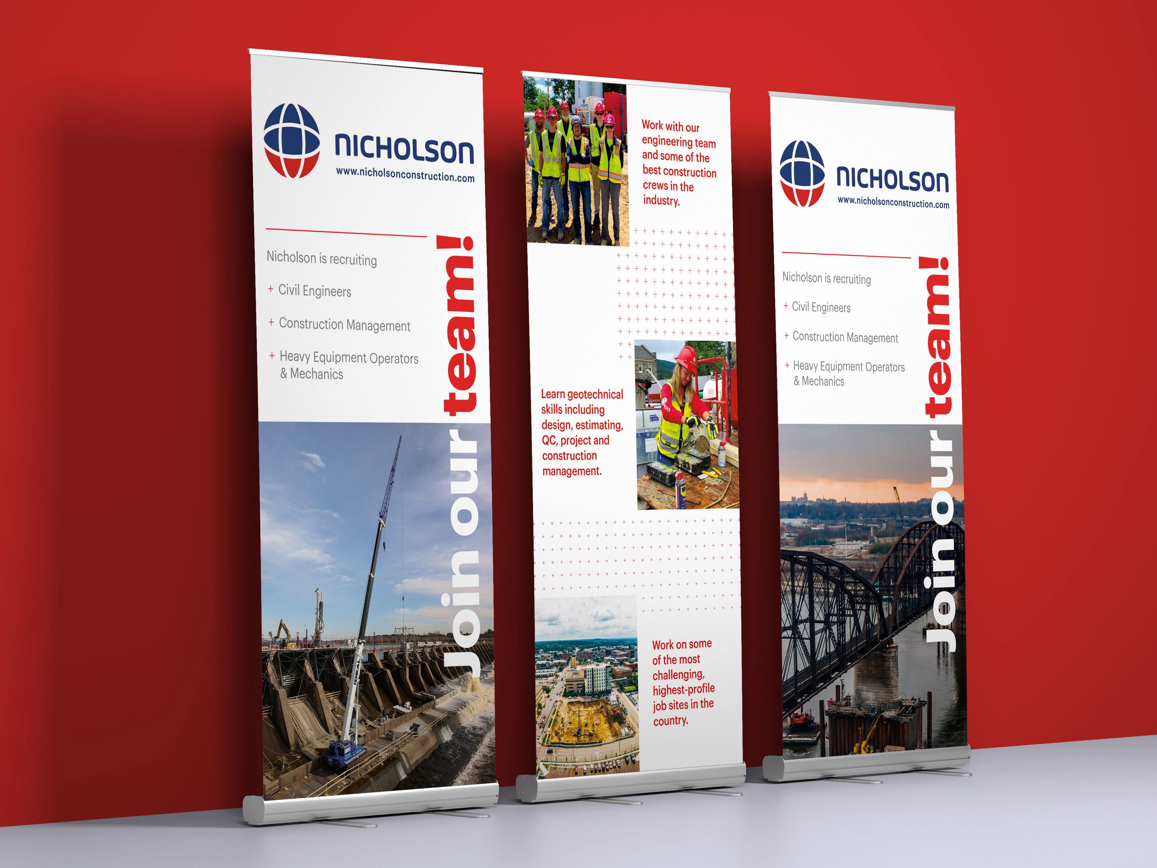Banner stands for conference displays