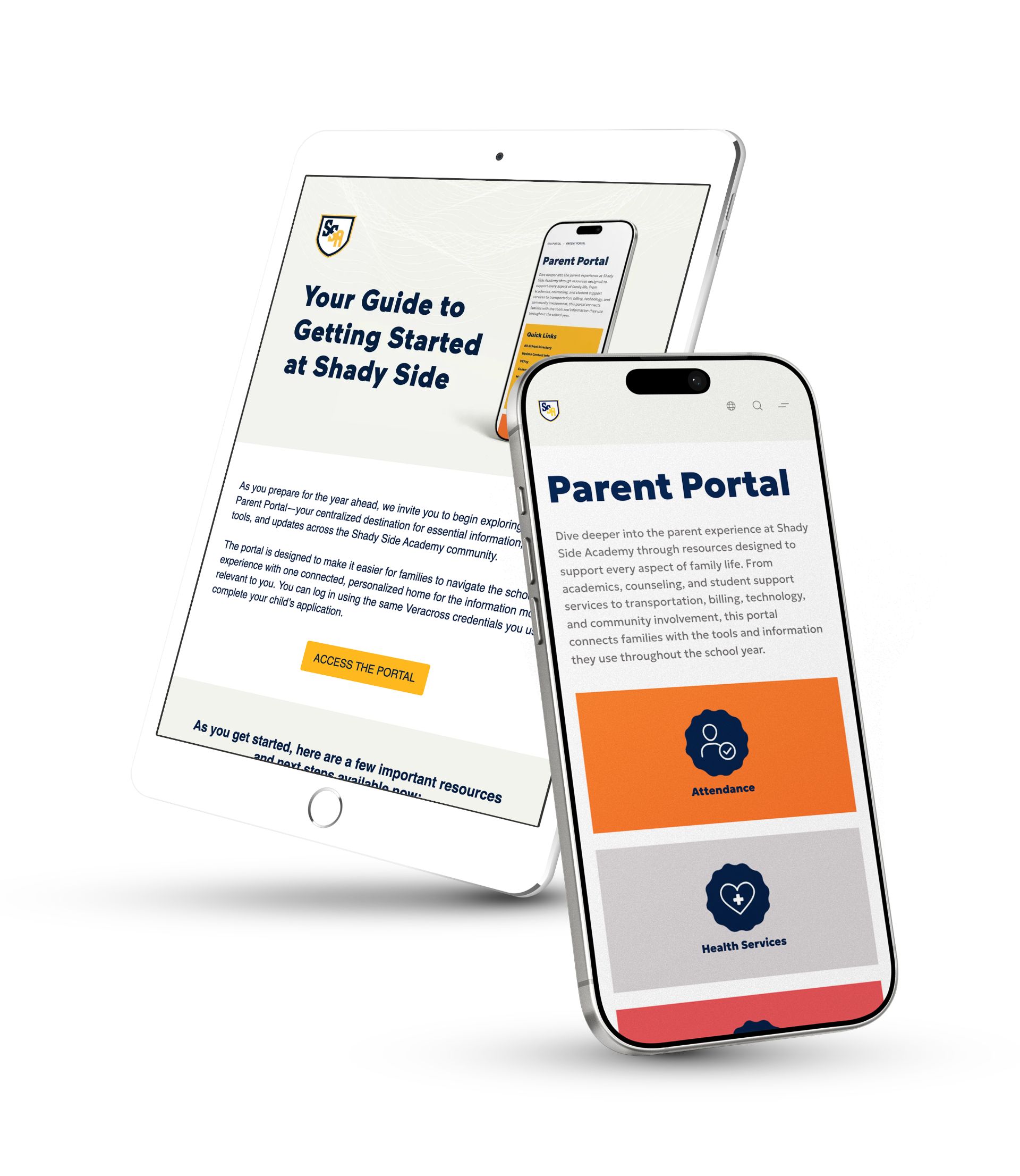 A web portal to help parents, students and faculty find what they need, when they need it.