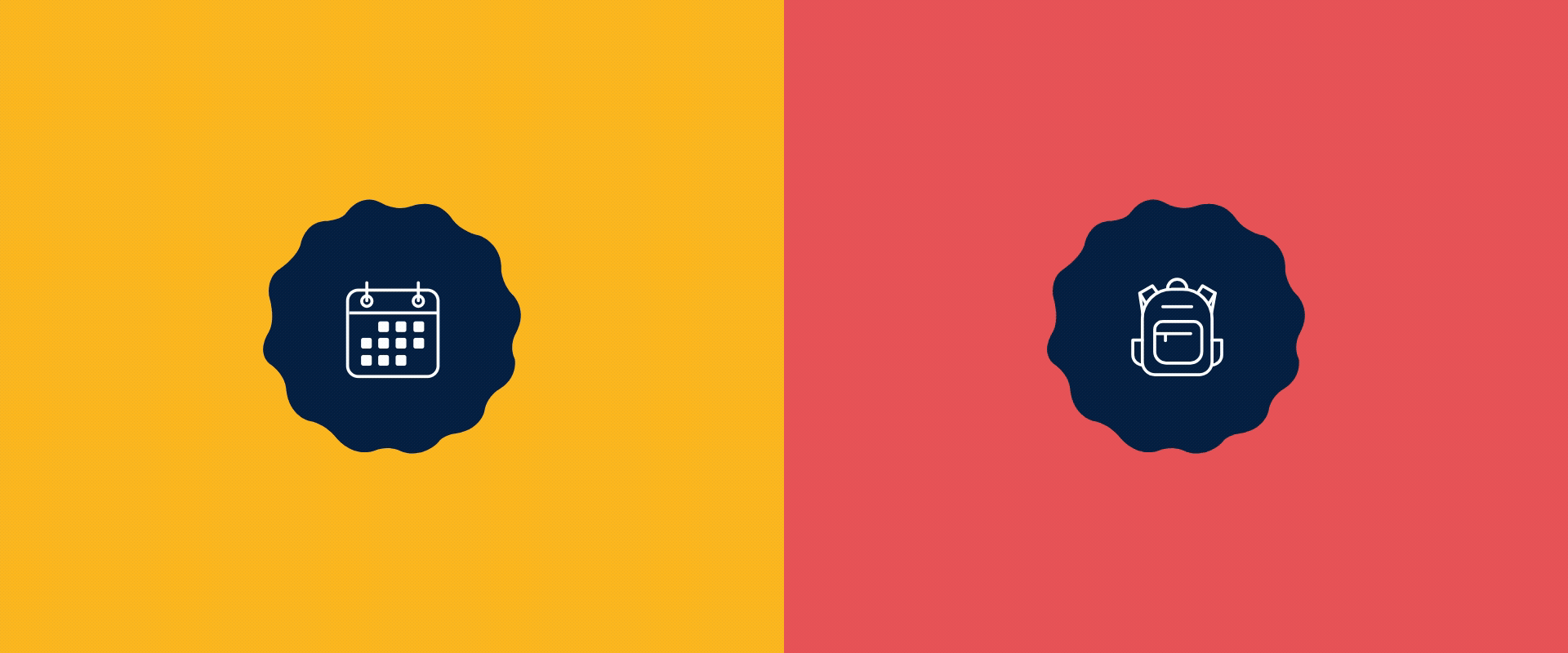 Web portal icons for private school