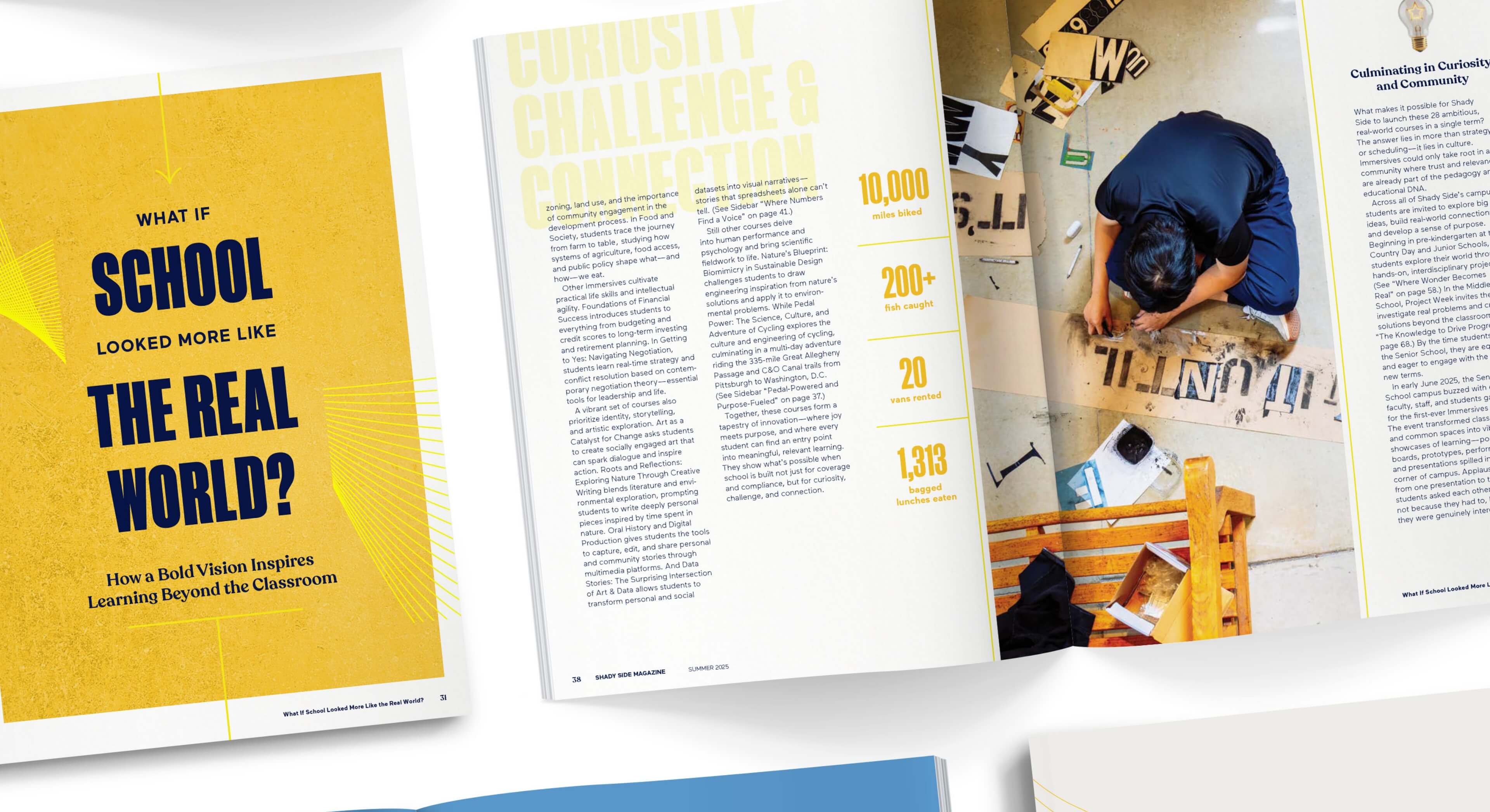 Shady Side Academy Magazine Spreads