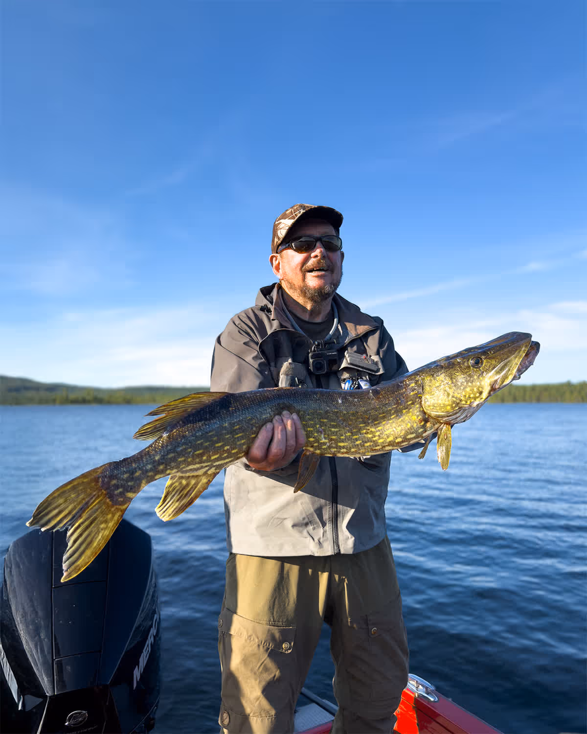Lapla Fishing, Storuman, Swedish Lapland, Pike