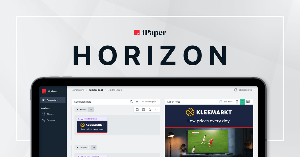 Ipaper iPaper Horizon | Automated Digital Leaflets for Retail Campaigns