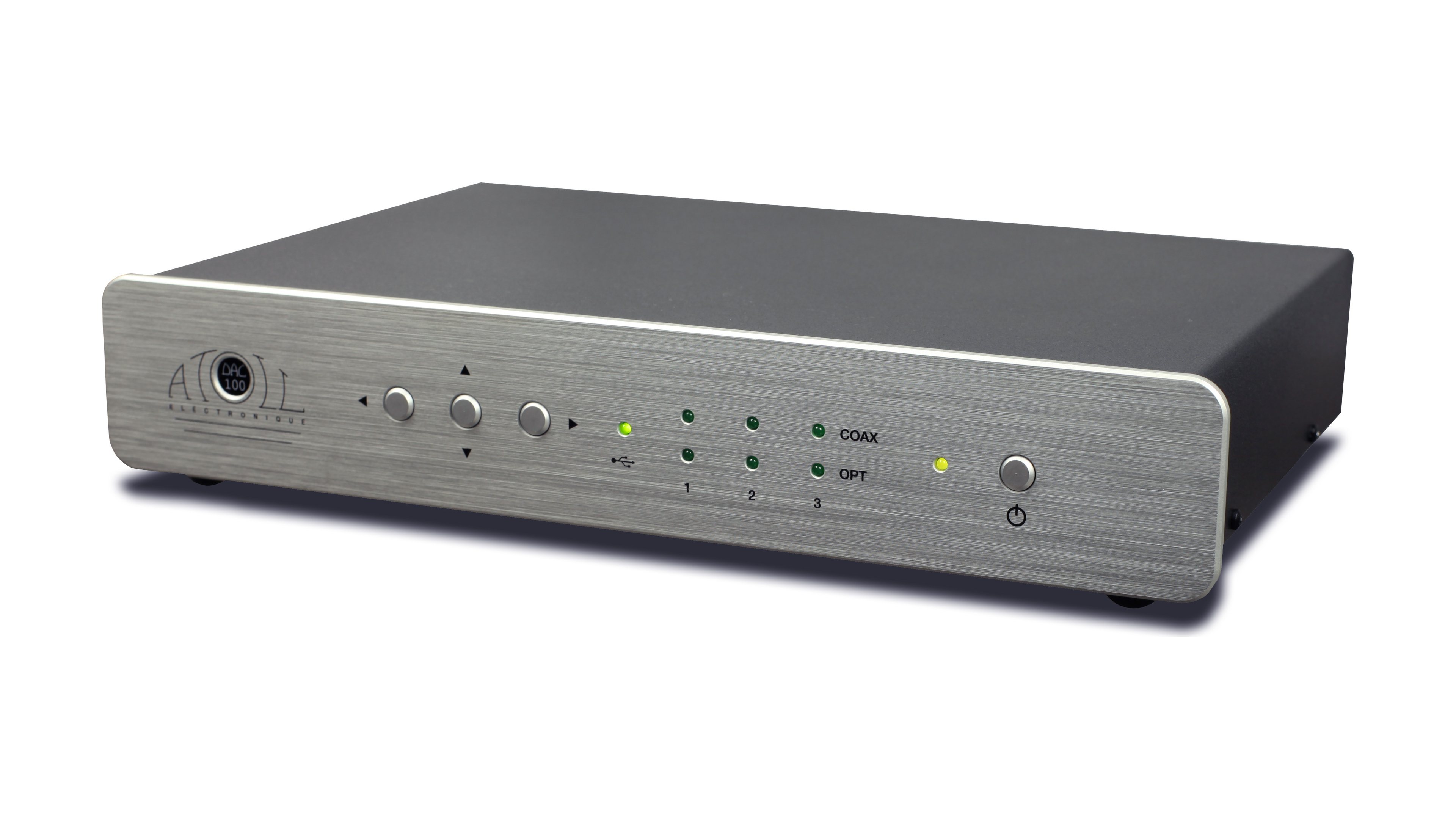 ATOLL DAC 100 Signature – Schrägansicht – Silber