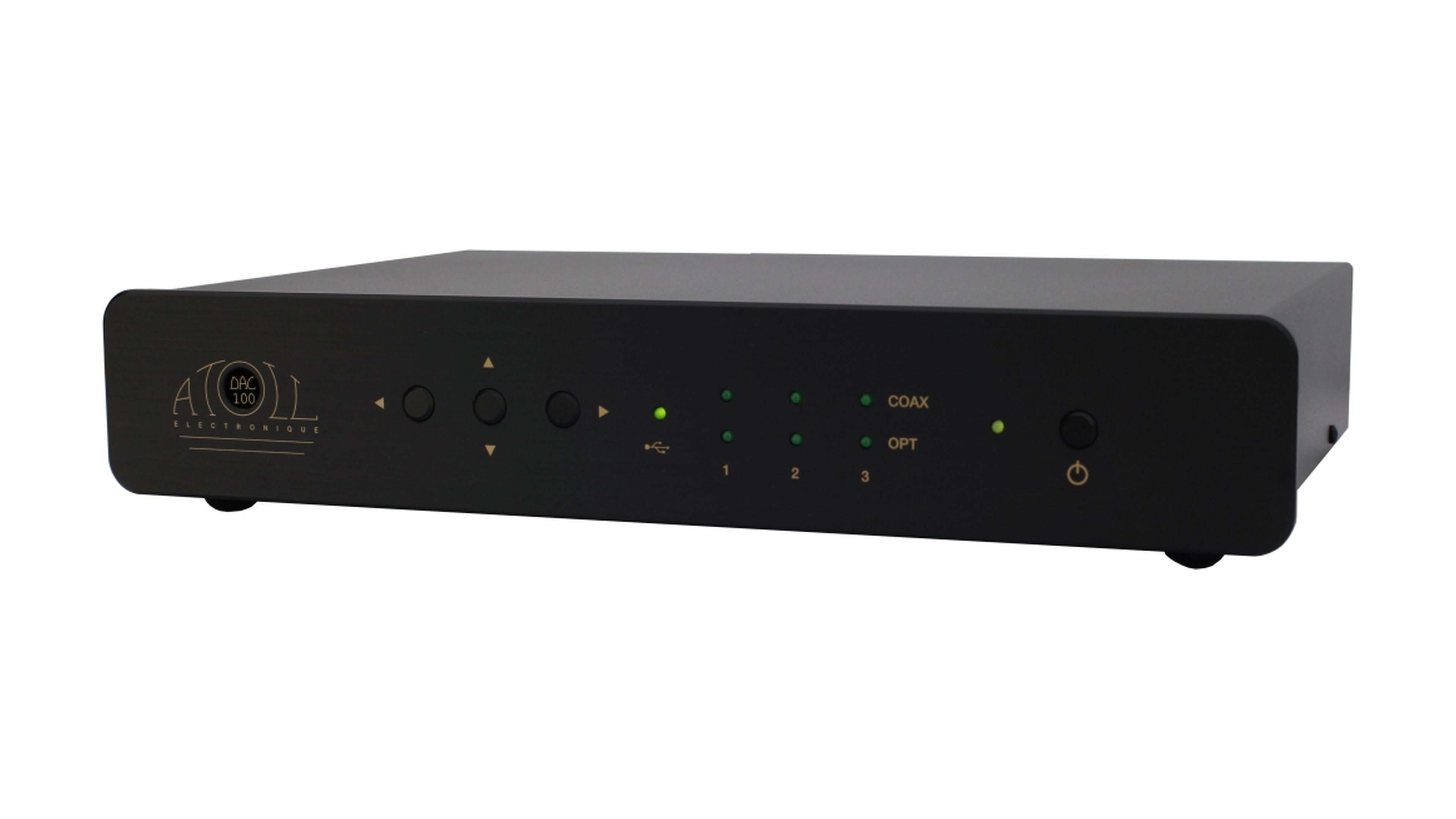 ATOLL DAC 100 Signature – Schrägansicht – Schwarz