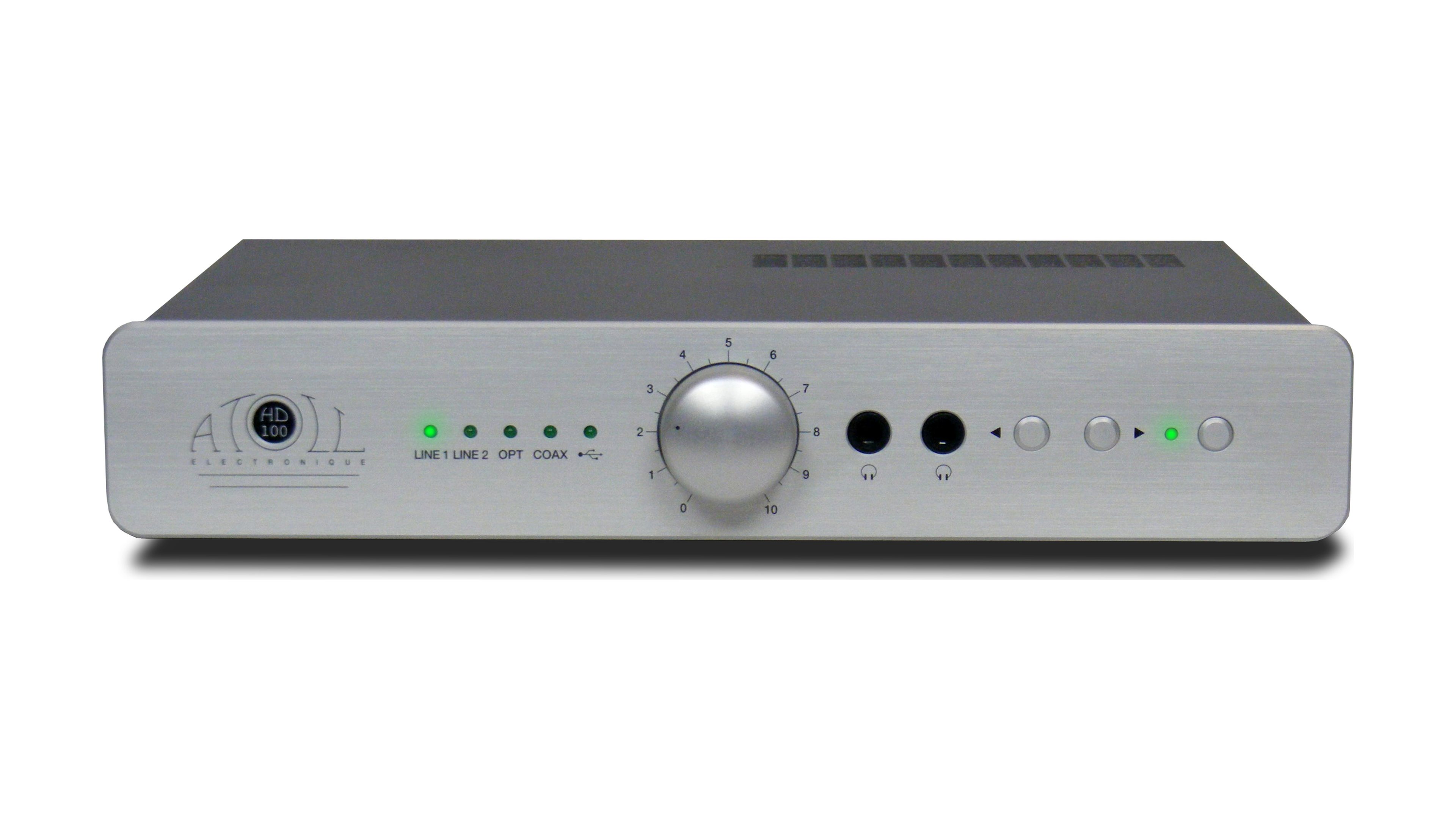 ATOLL HD 100 – Frontal – Silber