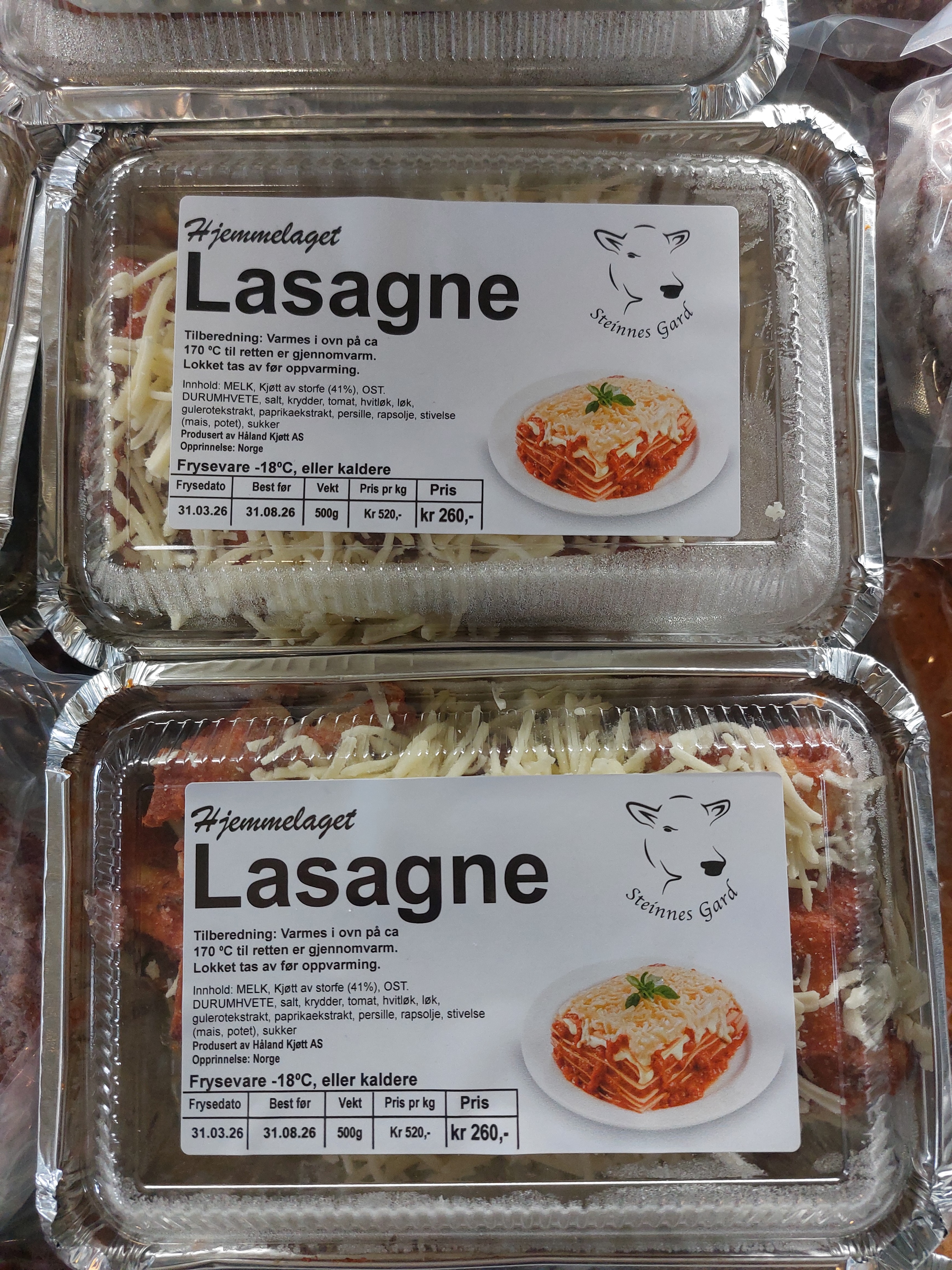 Hjemmelaget Lasagne