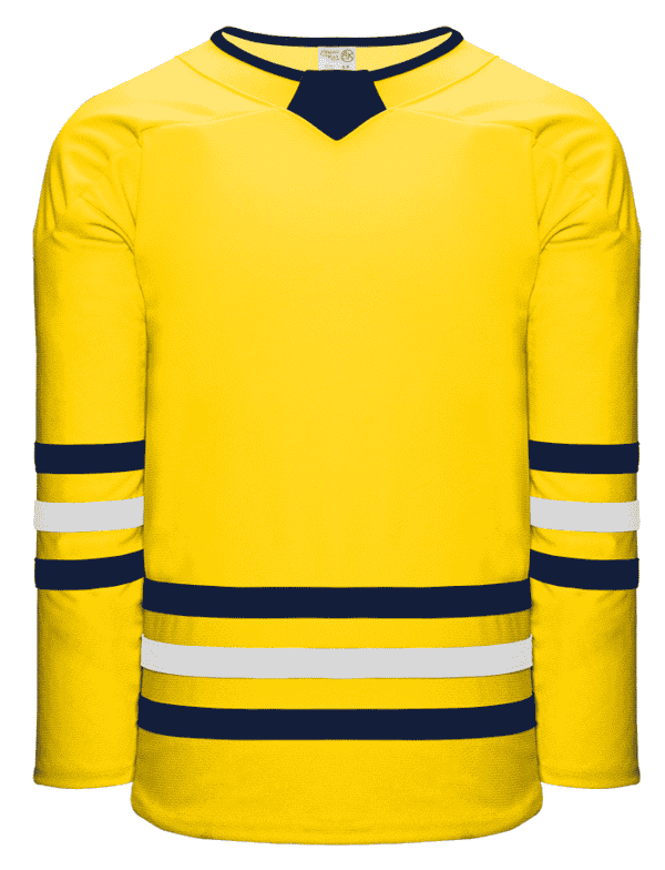 MAIZE / NAVY / WHITE TRIPLE STRIPE
