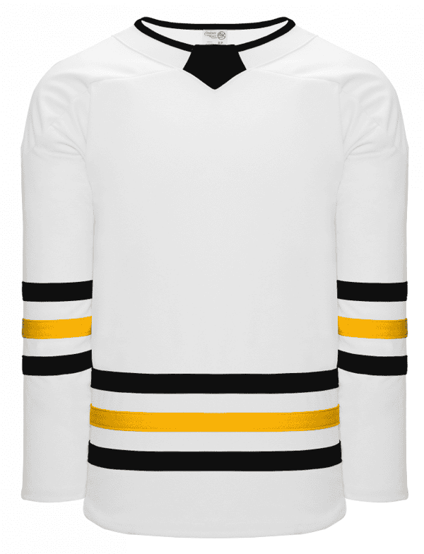 WHITE / BLACK / GOLD TRIPLE STRIPE