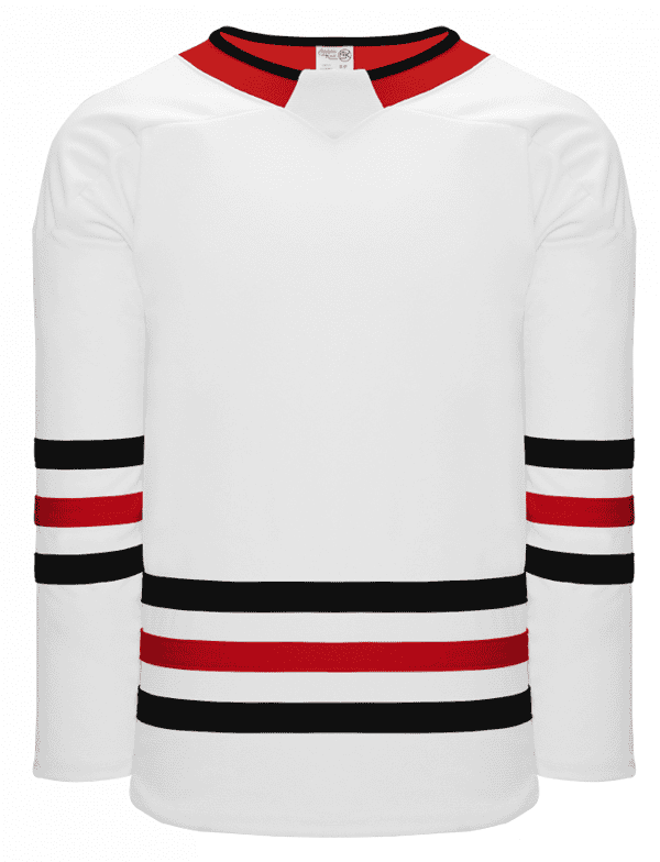 WHITE / BLACK / RED TRIPLE STRIPE
