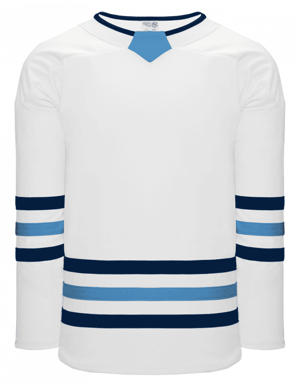 WHITE / NAVY / SKY TRIPLE STRIPE