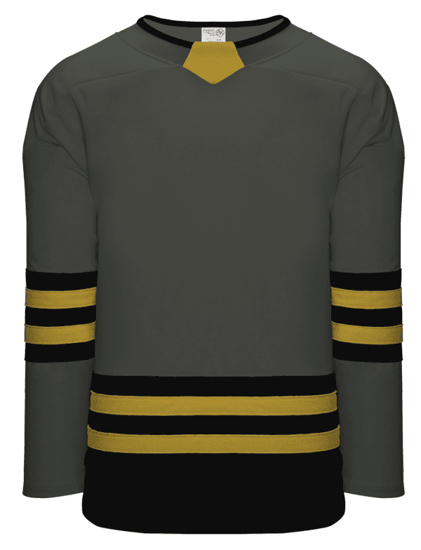 GREY / BLACK / GOLD TRIPLE STRIPE