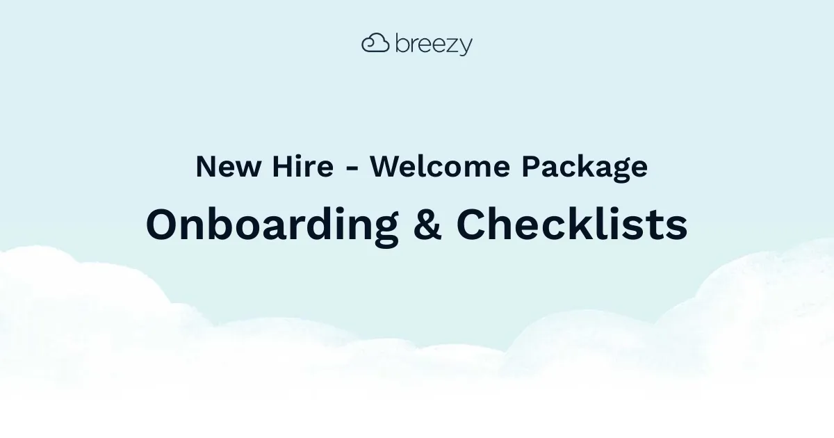 New Hire - Welcome Package will get your new hire up to speed on company policies and procedures, making it onboarding a breeze.