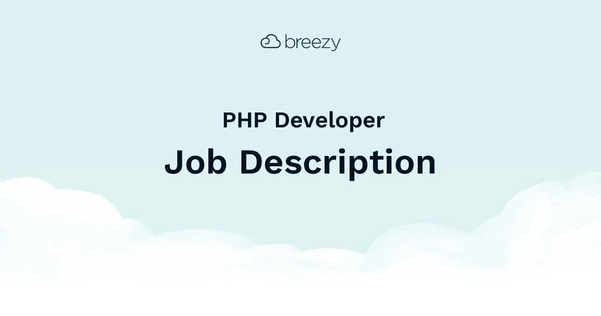 A PHP Developer job description template to hire for your Information Technology department.