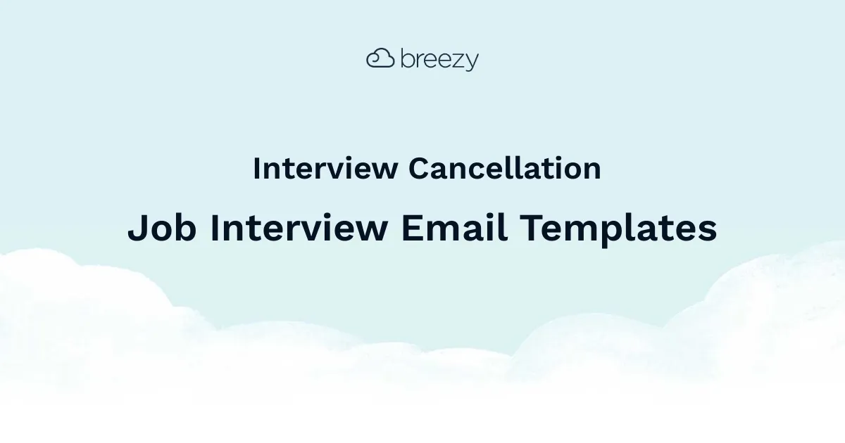 Interview Cancellation Email Template makes it easy to keep your candidates engaged throughout every stage in the hiring process.