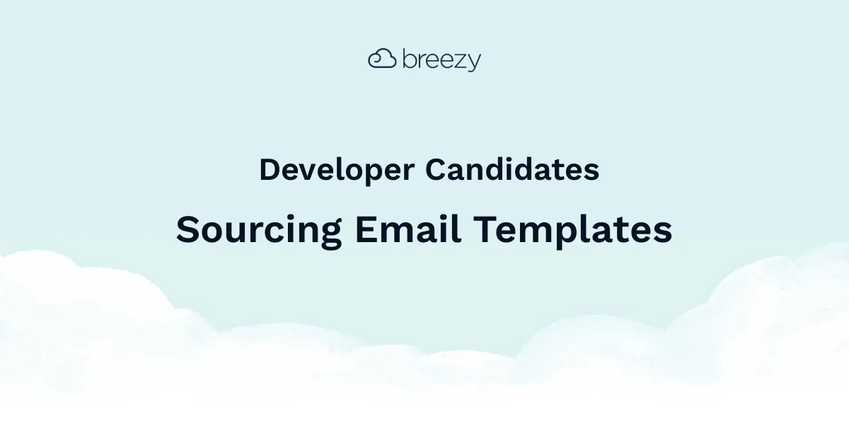 Developer Candidates Email Template makes it easy to keep your candidates engaged throughout every stage in the hiring process.