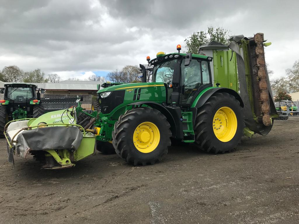 tractor with mower
