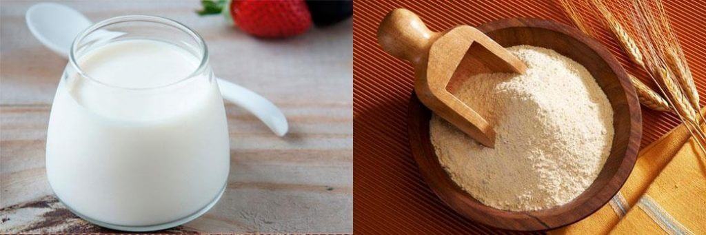 điều chế mặt nạ từ bột mì