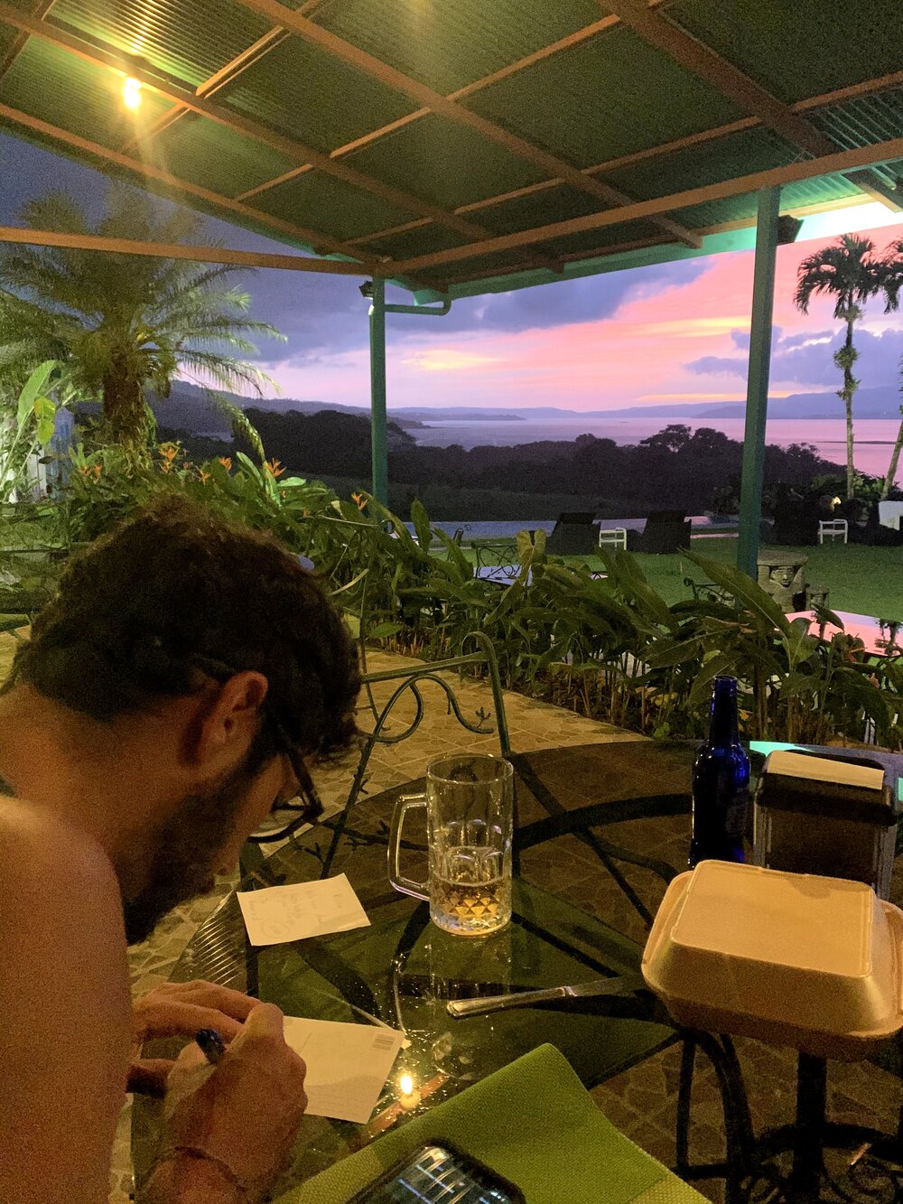 Ask for a box while you order! Bring some post cards to write on so you can slow down and feed the mind. Take your time and enjoy!