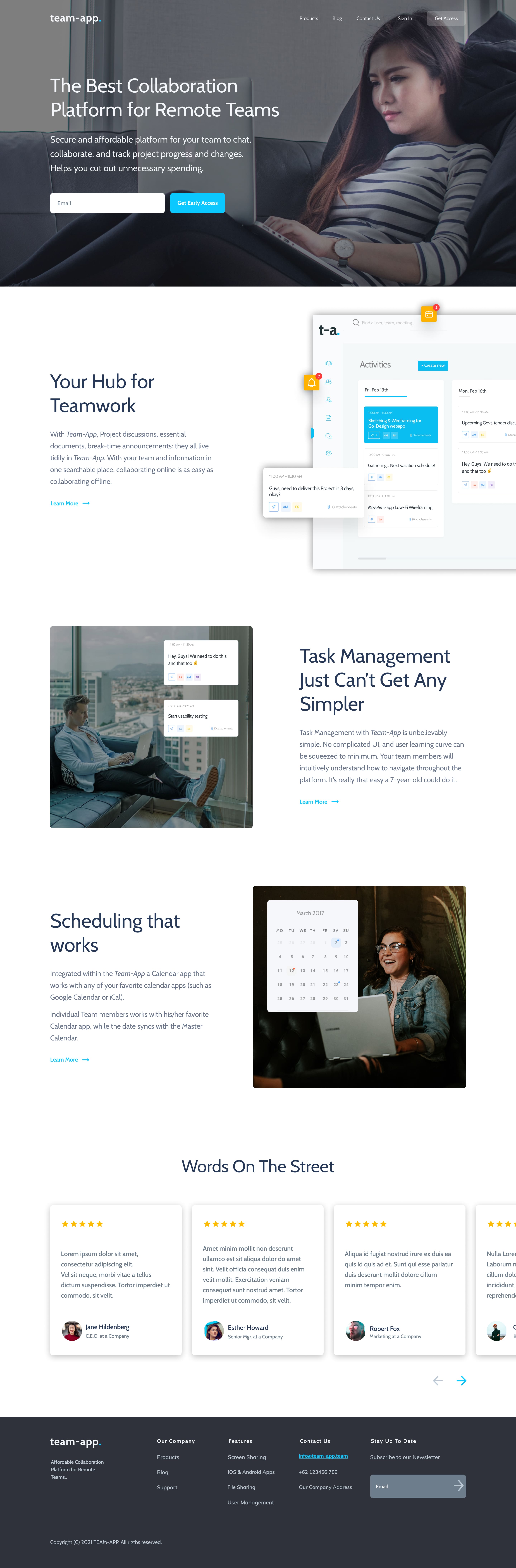 A screenshot of web page
