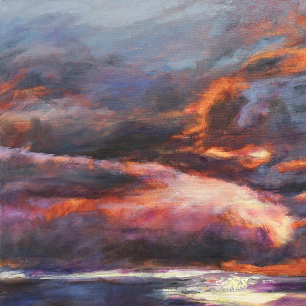Widerspiegelung (III), 2025, Öl auf Leinwand, 90 x 115 cm