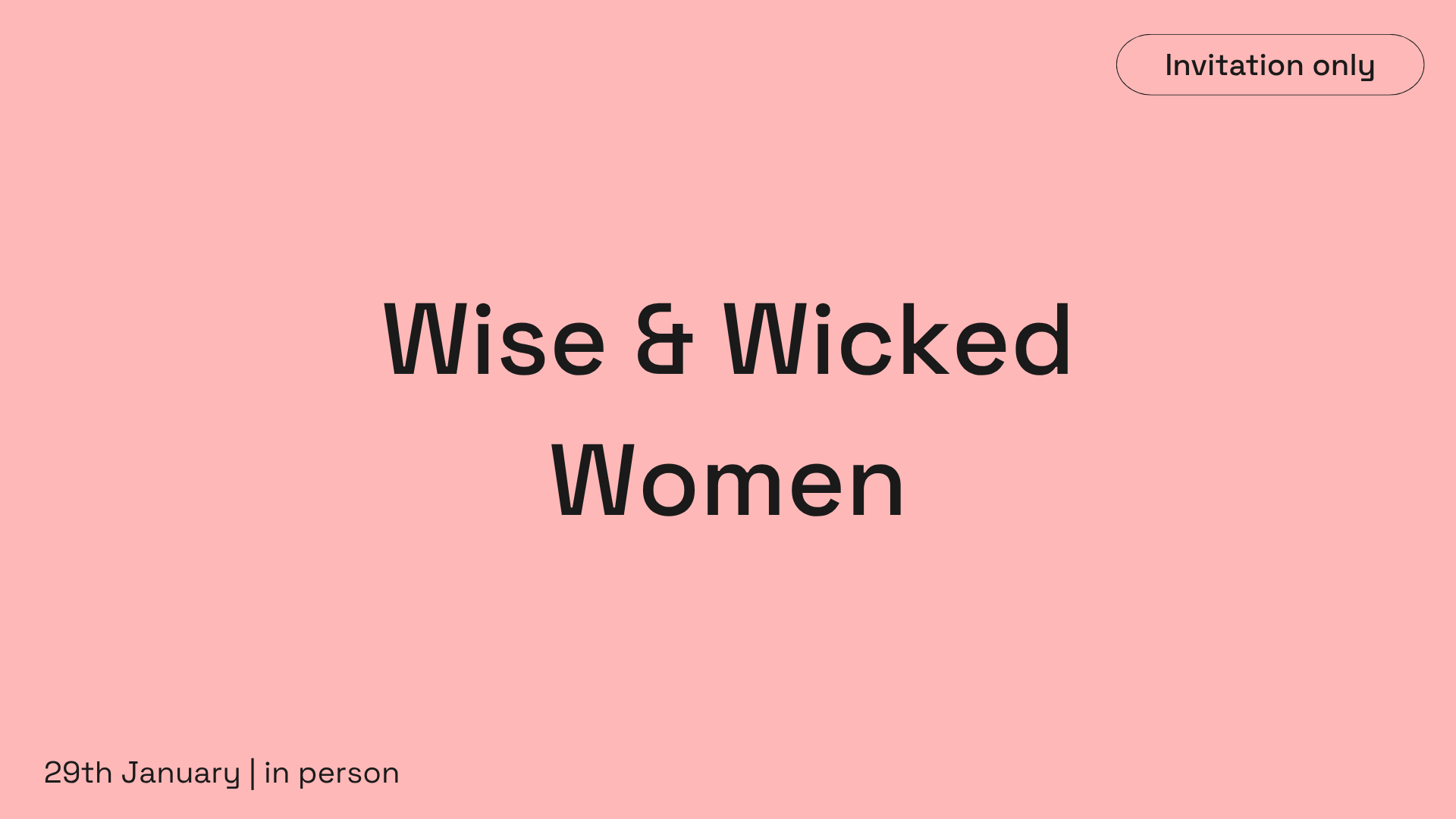 Wise & Wicked Women