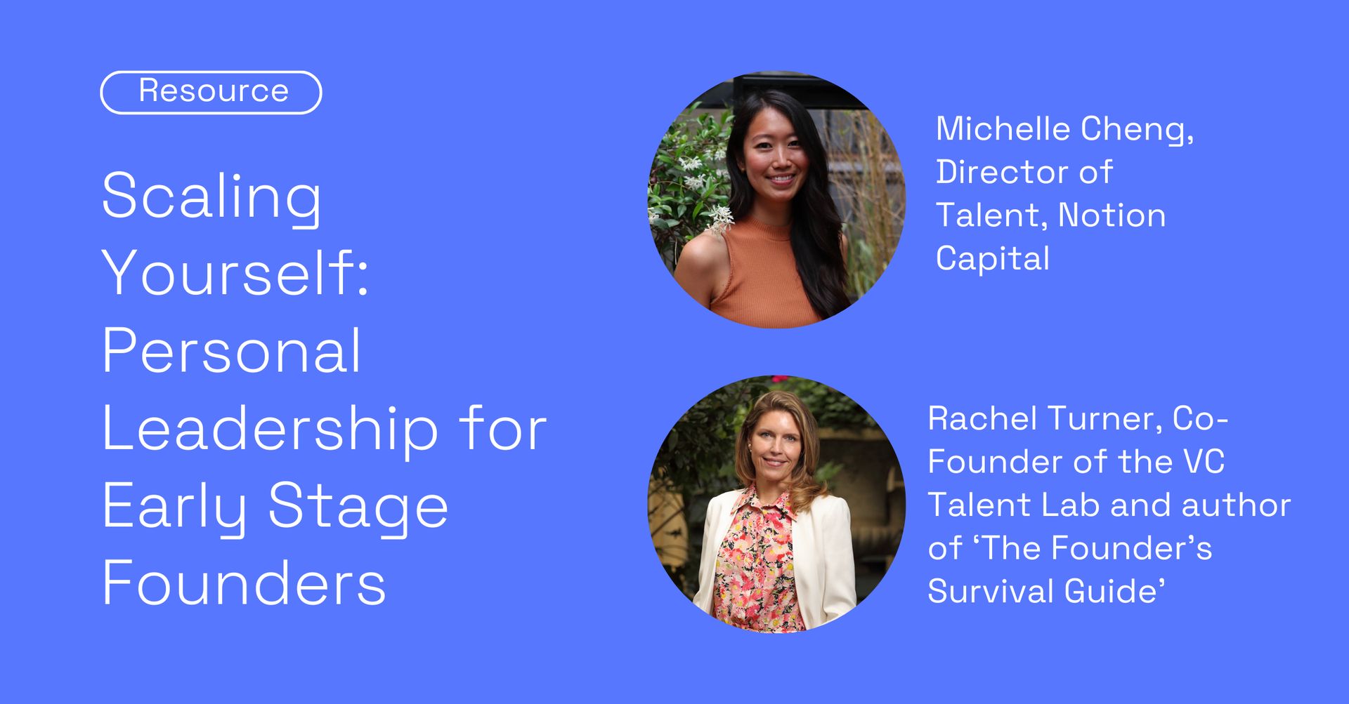 Scaling Yourself: Personal Leadership for Early Stage Founders