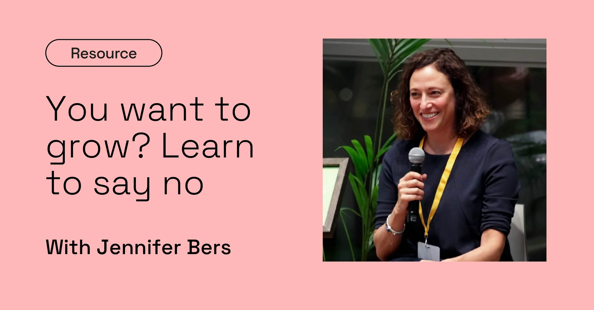 You want to grow?  Learn to say no