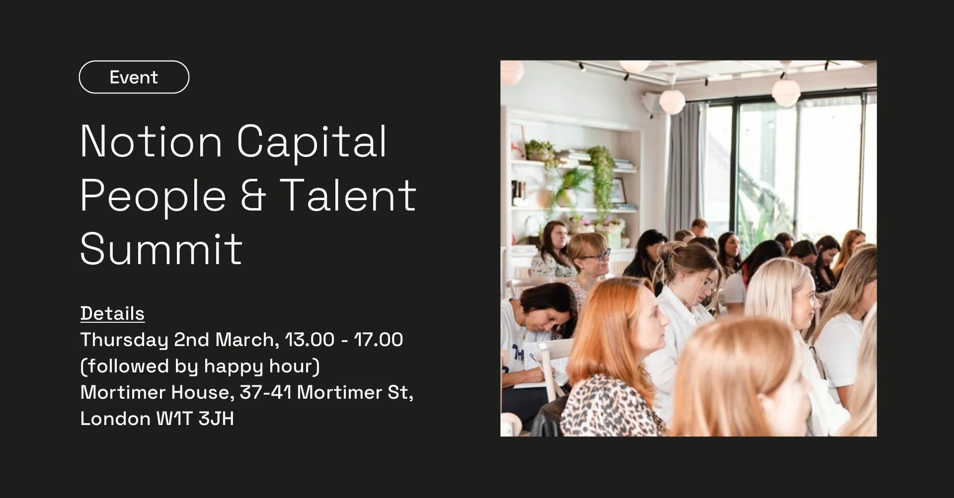Notion Capital People & Talent Summit