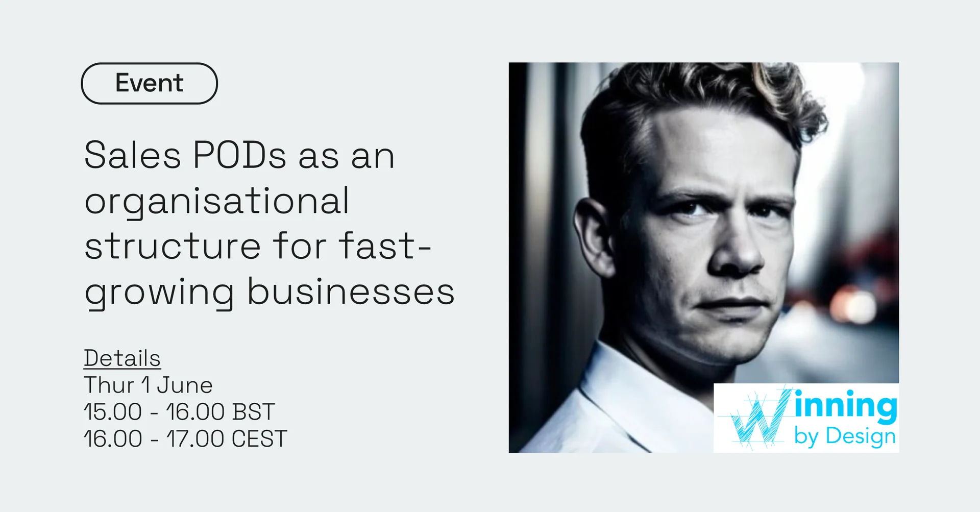 Sales PODs as an organisational structure for fast-growing businesses