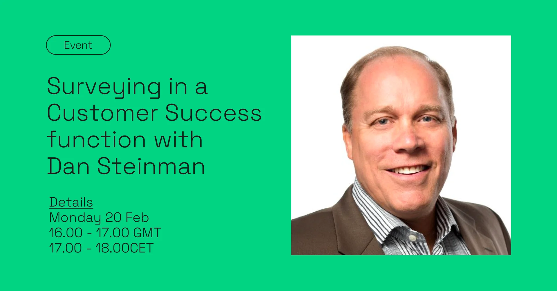 Surveying in a Customer Success function with Dan Steinman