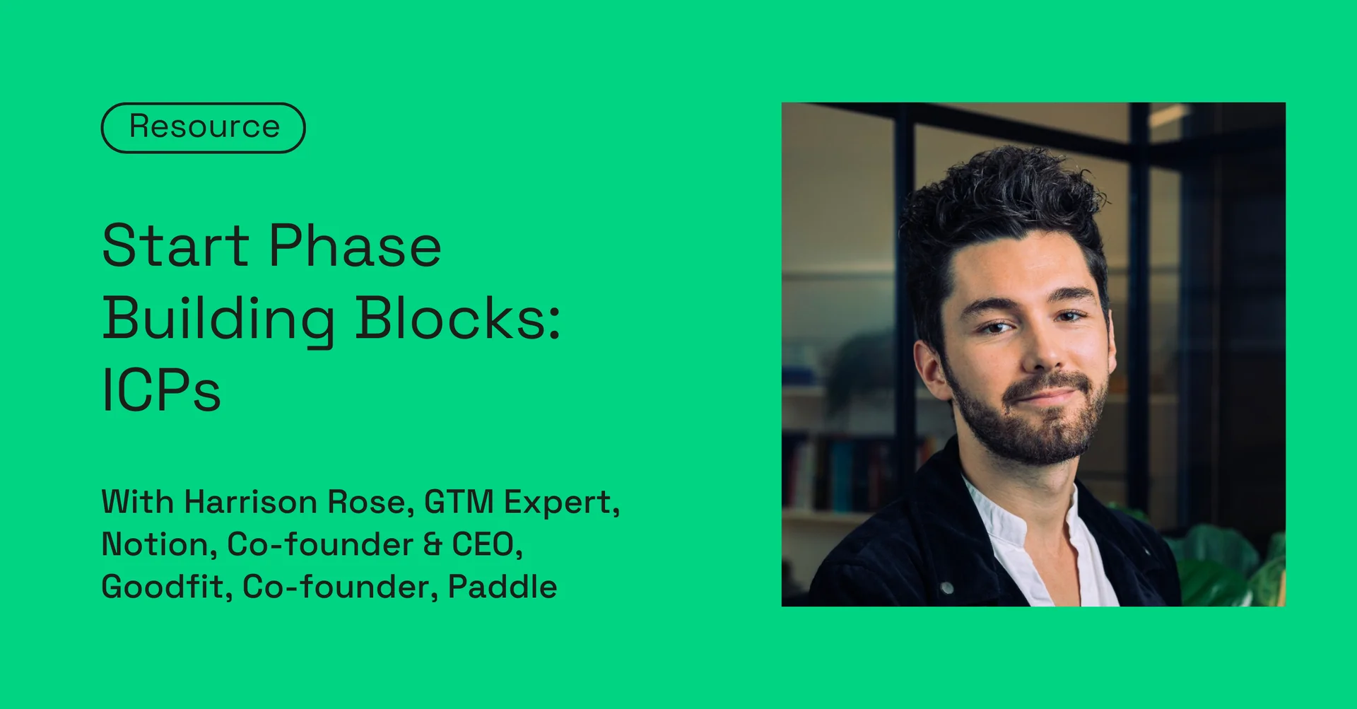 Start Phase Building Blocks: ICPs