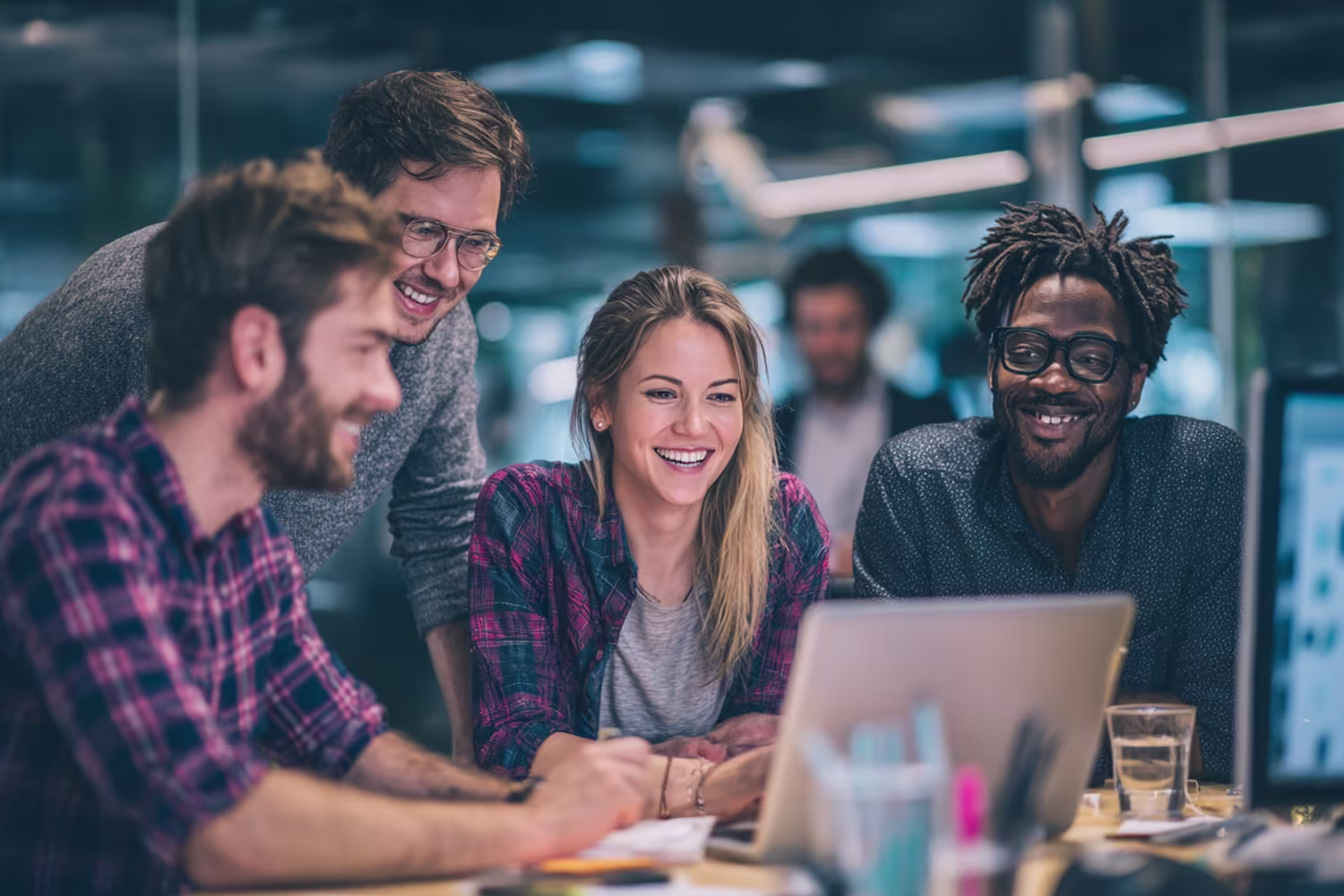 Diverse team managing IT projects