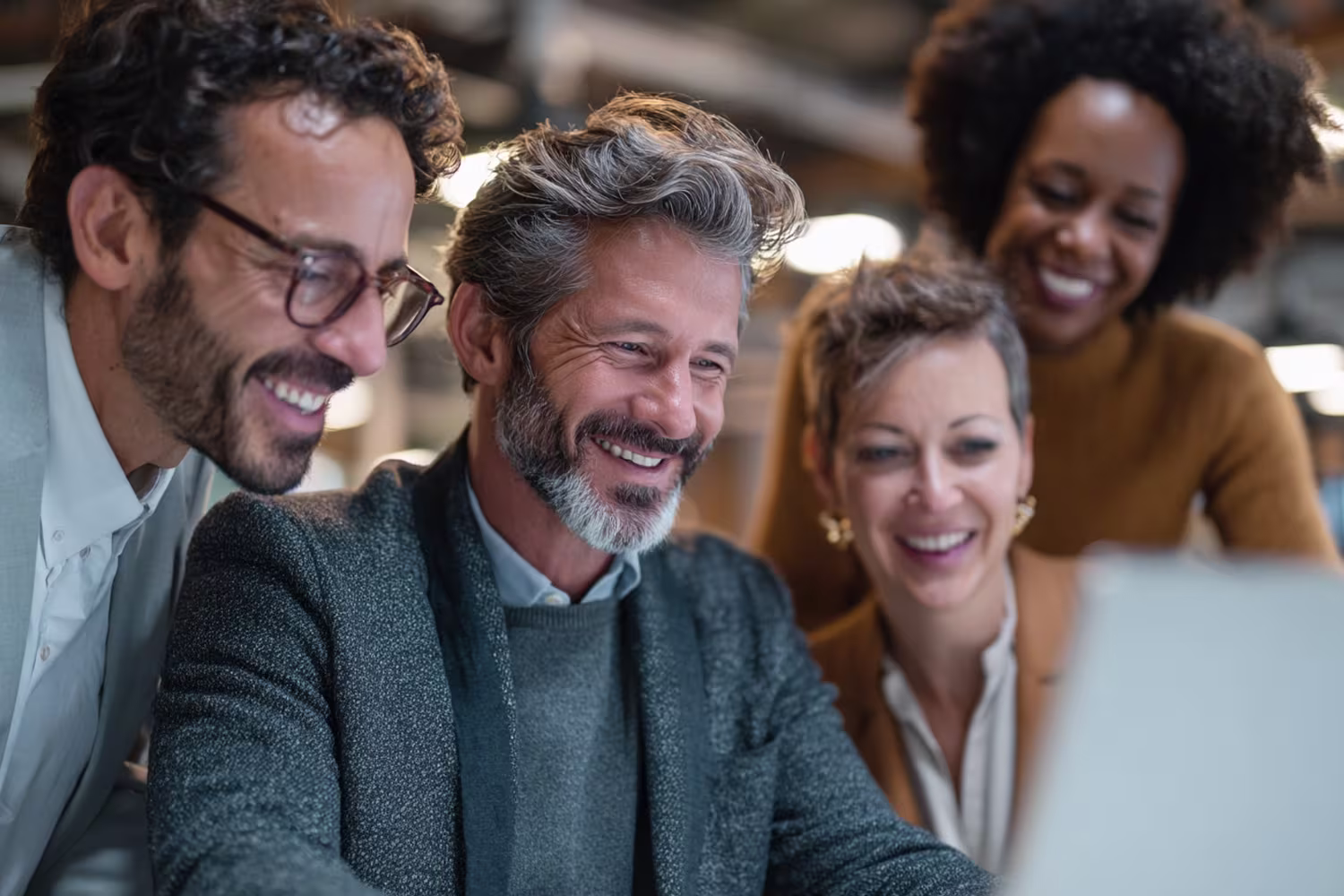 Diverse team managing IT projects