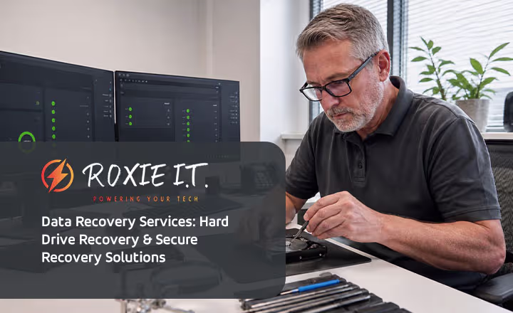IT security agent working on his powerhouse software. 