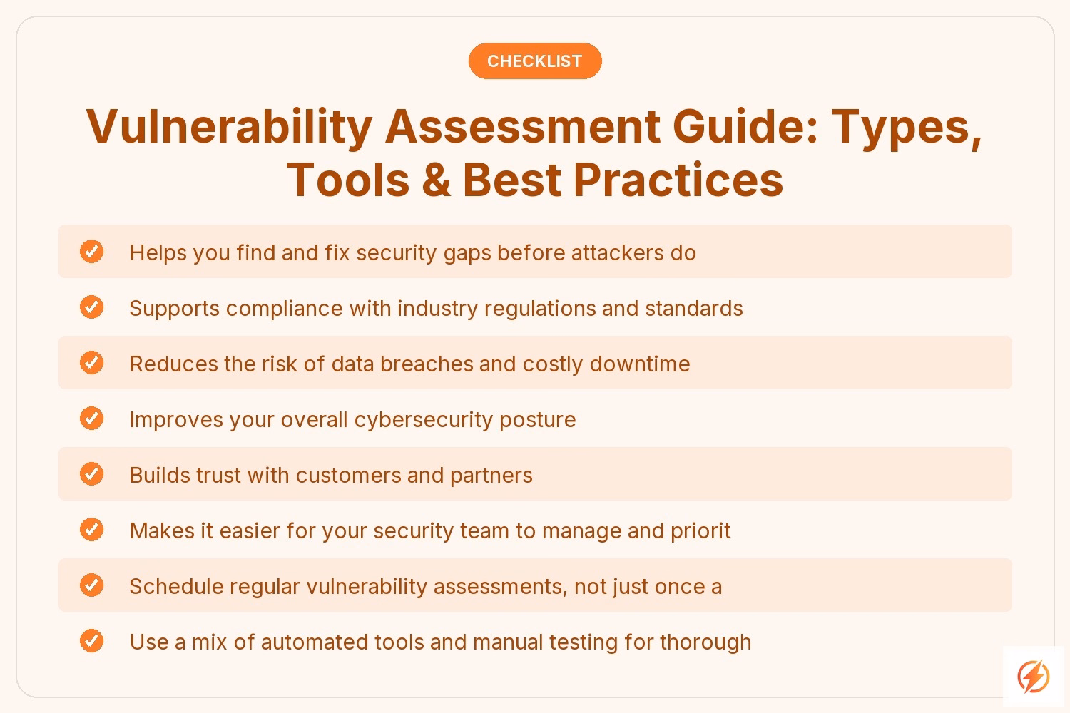 Vulnerability Assessment Guide: Types, Tools & Best Practices