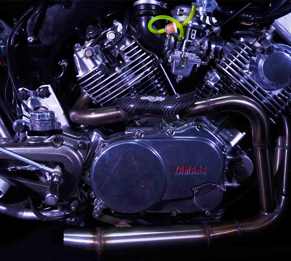 304/316 stainless steel one off custom design exhaust system (sounds fantastic).