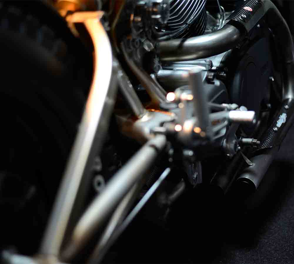 Yamaha xv750 Virago by Custom bike builders DS engineering