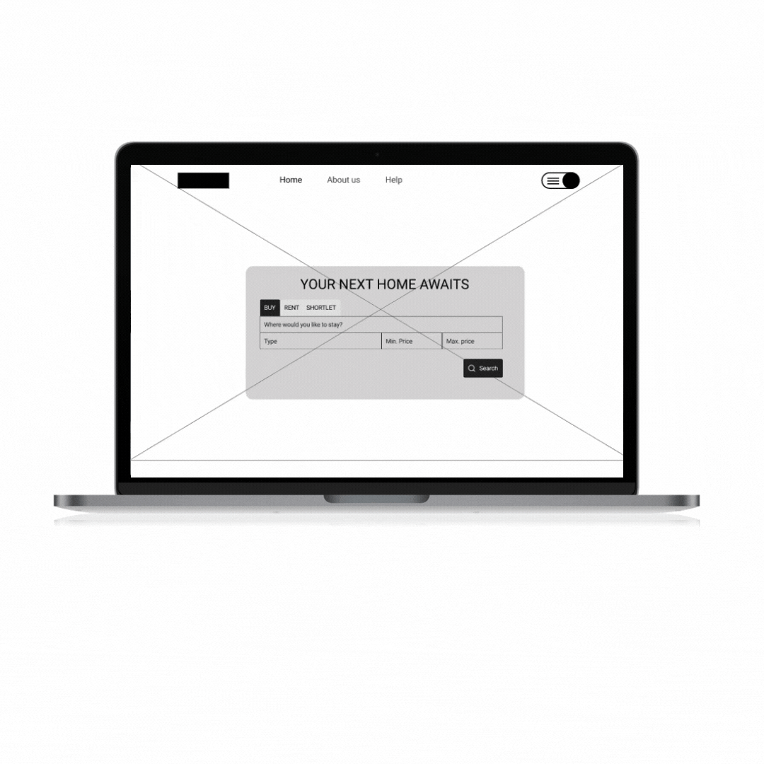 haven low fidelity prototype gif