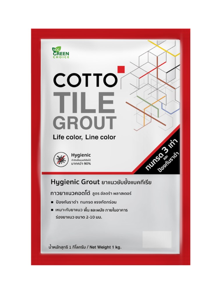 ยาแนว COTTO ยับยั้งแบคทีเรีย 1 กก.