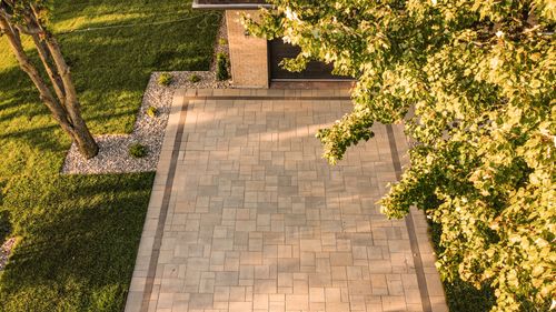 Installation de pavé