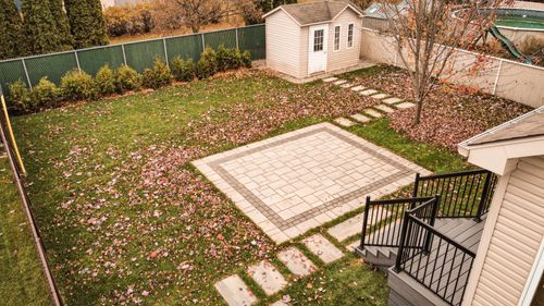 Installation de pavé