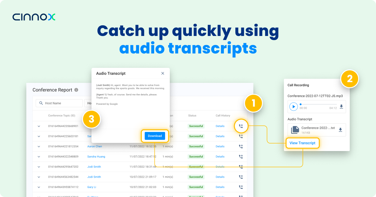 Audio Transcripts