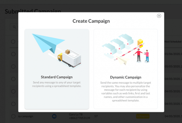 CINNOX SMS Campaign