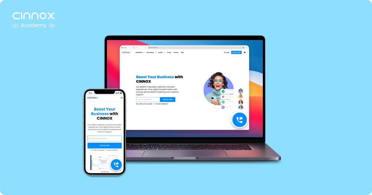 CINNOX web widget