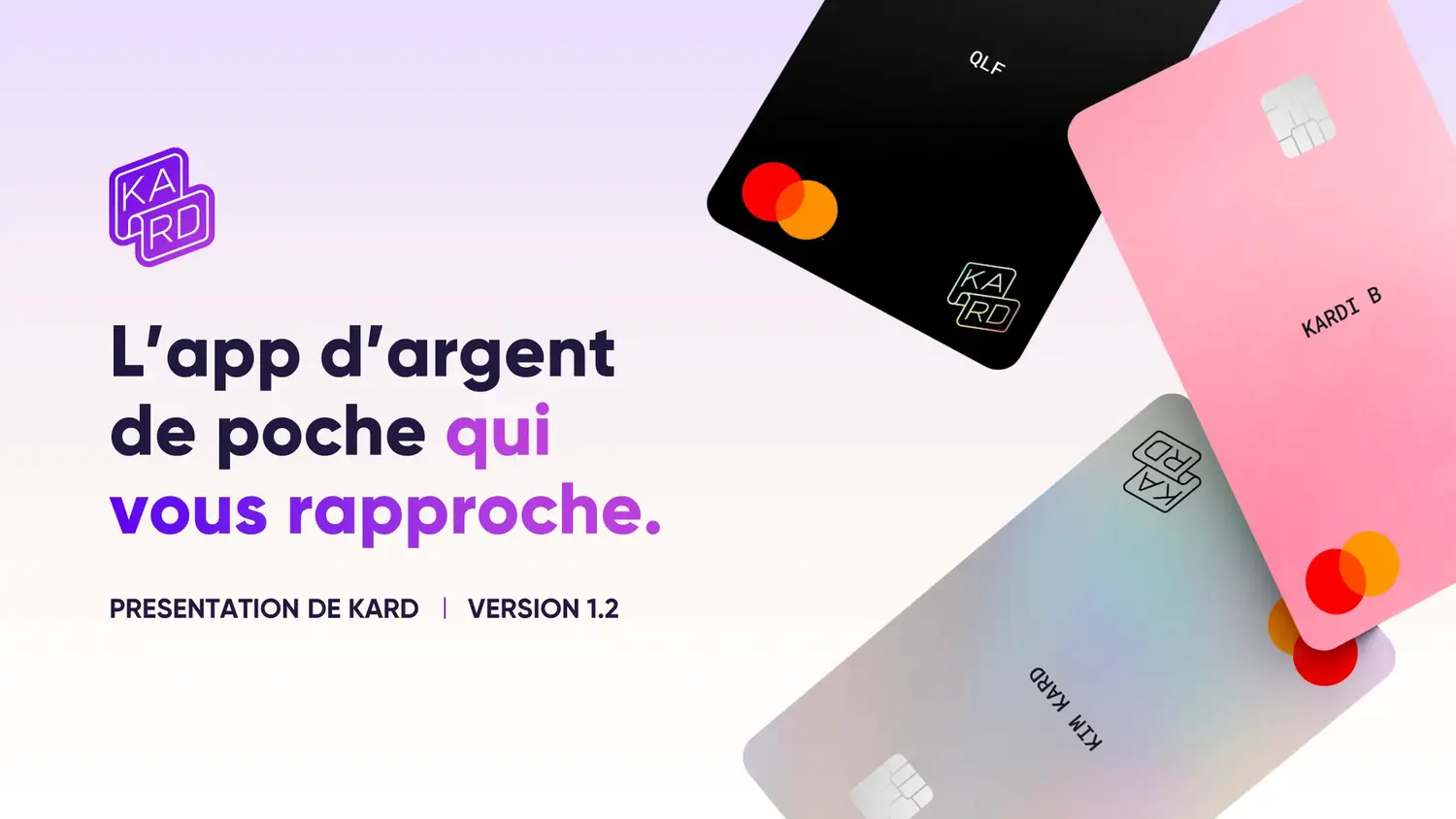 slide pour kard, app d'argent