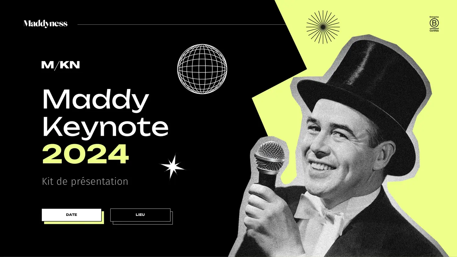 exemple de slide powerpoint événementiel maddyness keynote