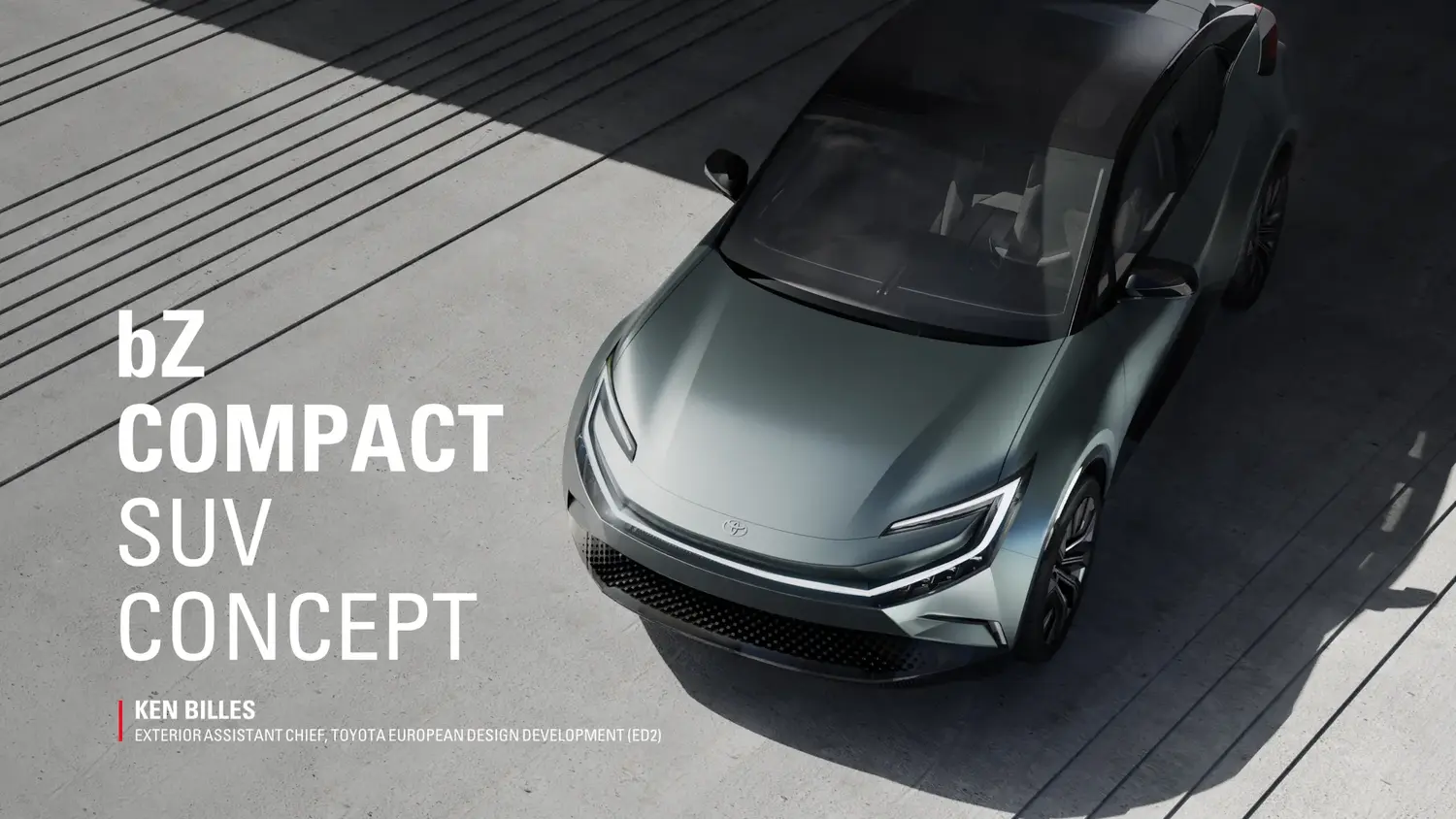 Exemple de slide PowerPoint de constructeur automobile pour un évènement ou une keynote