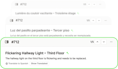 Live Translate before and after workflow
