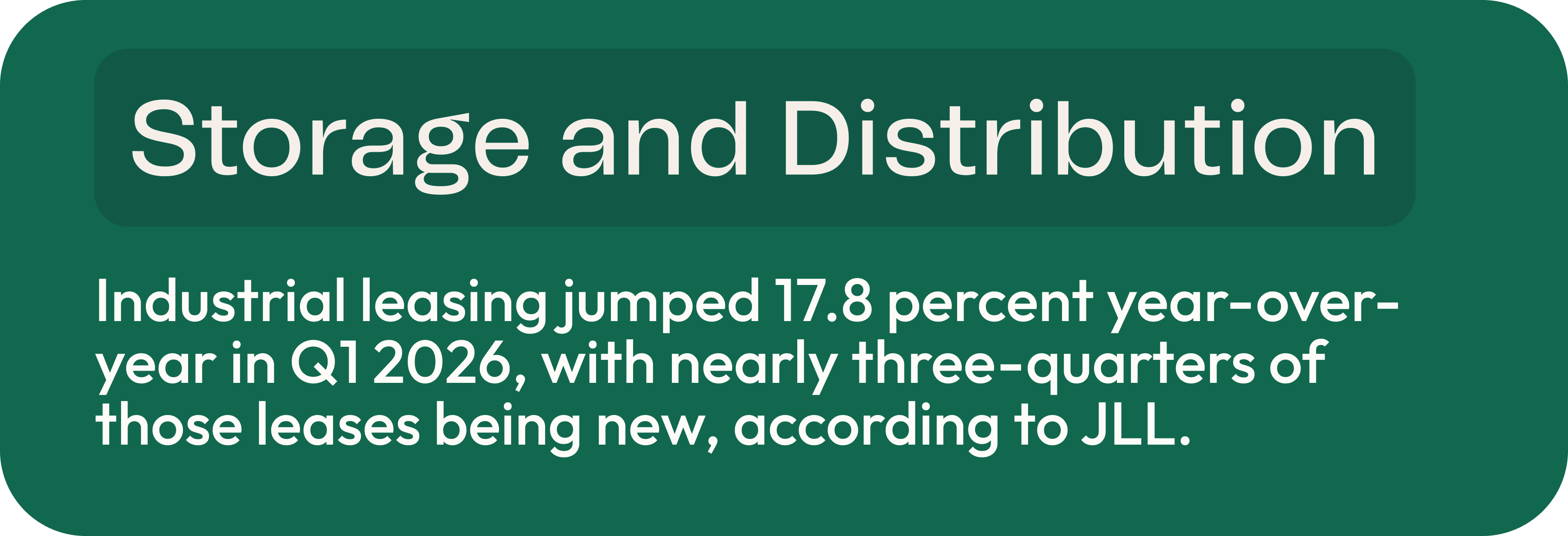Storage and Distribution