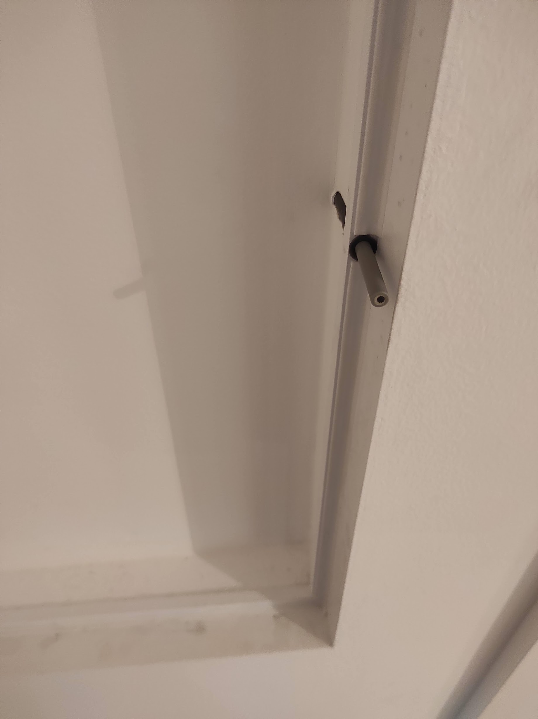 Push to open magnetic latch.